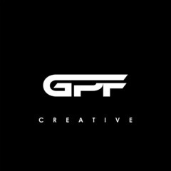 GPF Letter Initial Logo Design Template Vector Illustration