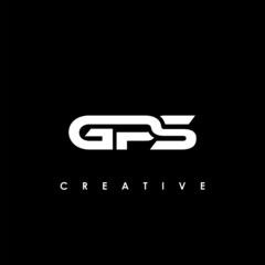 GPS Letter Initial Logo Design Template Vector Illustration