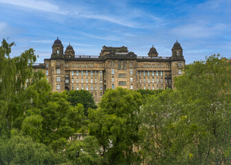 Glasgow Royal Infirmary from the Necropolis