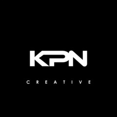 KPN Letter Initial Logo Design Template Vector Illustration