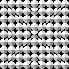 abstract black background with circles