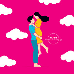 Valentine day sweet graphic element for sweet design.