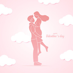 Valentine day sweet graphic element for sweet design.