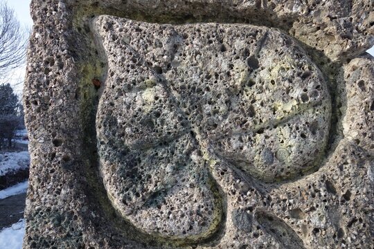 Blatt aus Stein