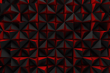 abstract dark black red background texture 3d illustration.