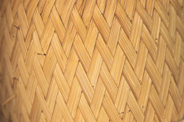 Pattern of bamboo weaving