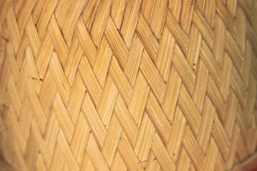 Pattern of bamboo weaving