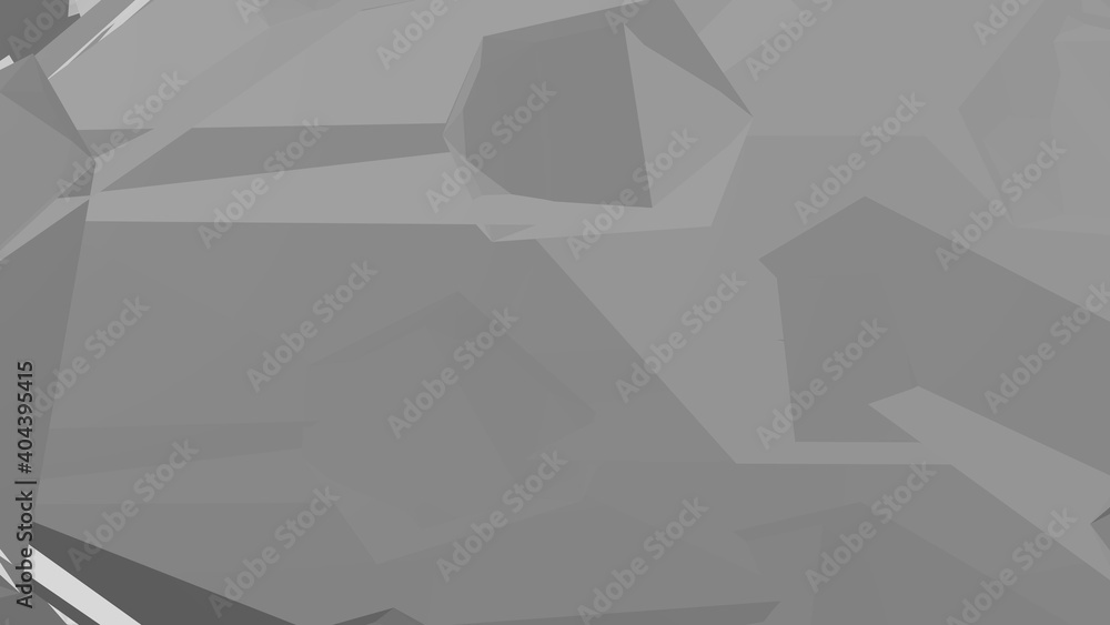 Poster Gray abstract background from lines and gradient. Rendering.