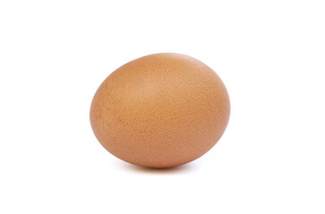 Chicken egg isolated on white background with clipping path..