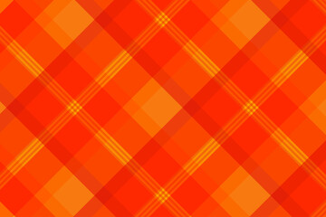 Vector Illustration Orange Plaid Digital Paper, Geometrical stripe, line art