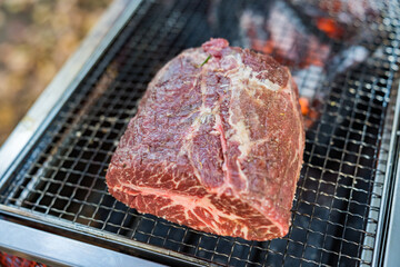 ブロック肉　バーベキュー