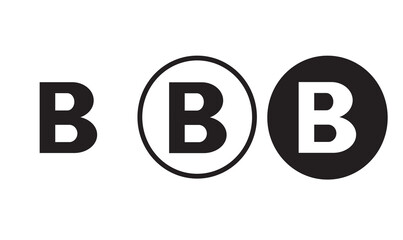 icon character bold online picture black outline logo for web site design and mobile dark mode apps 
Vector illustration on a white background