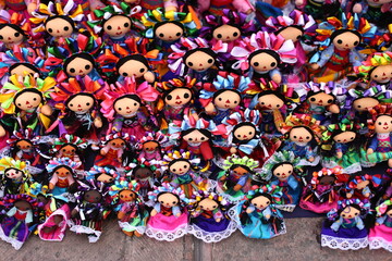 Mexico Street dolls Market