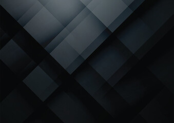 Obraz premium Black geometric vector background, can be used for cover design, poster, advertising