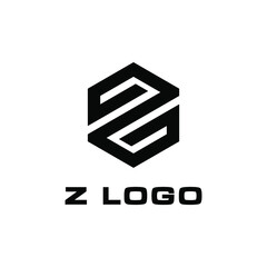 letter z monogram logo design creative idea - obrazy, fototapety, plakaty