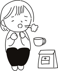 風邪で咳が出る赤ちゃん