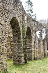 Naklejka premium Belgique Wallonie Gaume ruines forges Montauban patrimoine tourisme