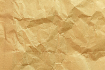 Recycle brown paper crumpled texture, Old paper surface for background.