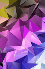 Fototapeta premium Abstract Low-Poly background. triangulated texture. Design 3d. Polygonal geometrical pattern. Triangular modern style