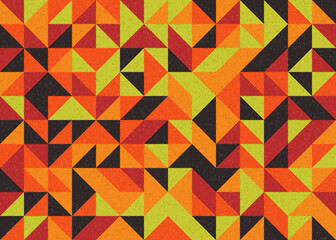 Abstract Geometric Pattern generative computational art illustration