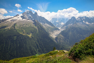 Les Alpes, près de Chamonix
