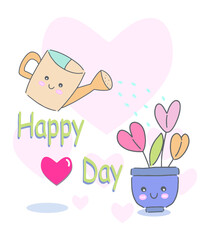 Cute valentine's day card