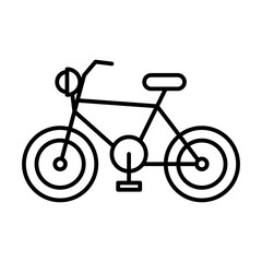 Bicycle icon vector