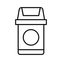 Trash bin icon