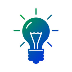 Bulb icon vector