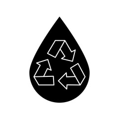 Recycle water icon