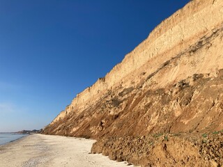 rocky coast of the sea