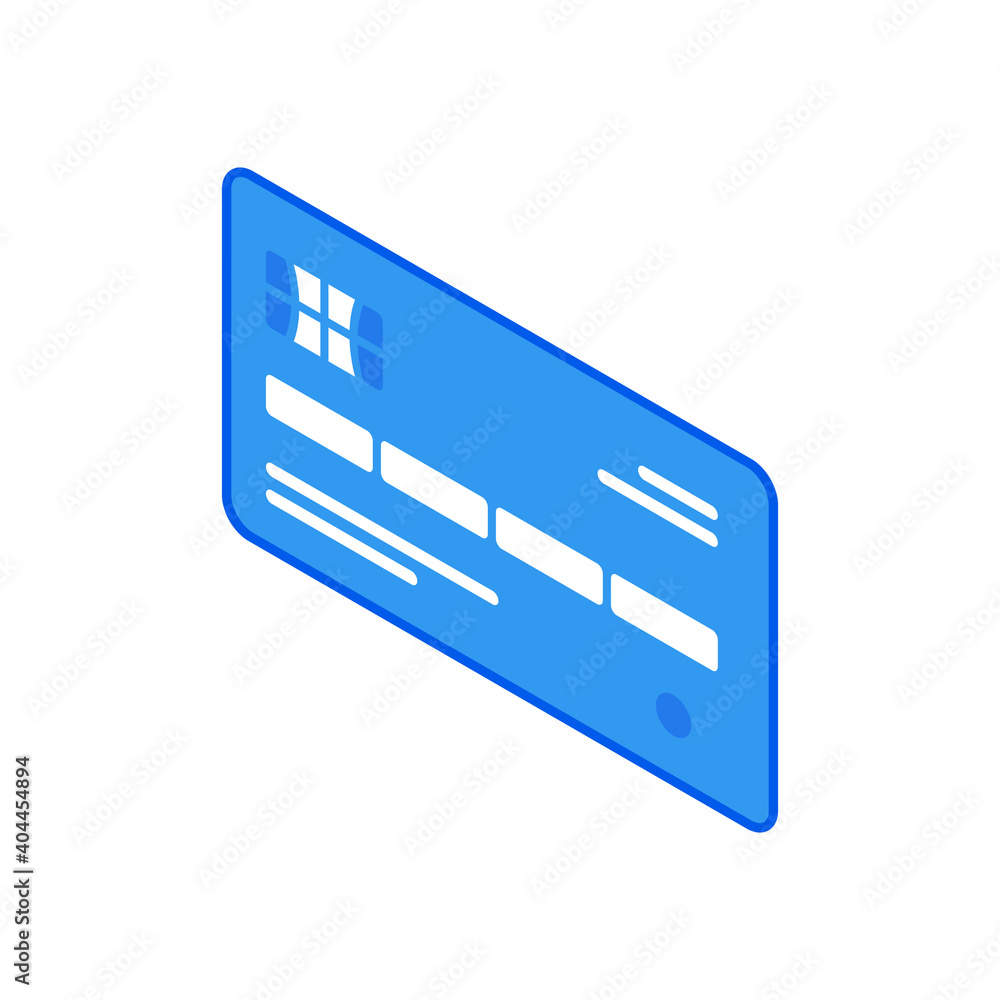 Poster vector design of reverse side of credit card