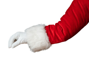Santa Claus hand isolated on white background - Powered by Adobe