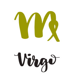 Vector hand drawn in sketch style astrology illustrations of the zodiac signs.