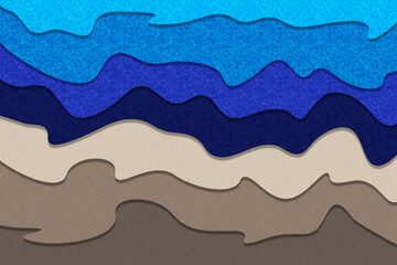 Fototapeta na wymiar Background illustration concept of sand and sea