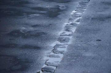 Pav&eacute;s et asphalte