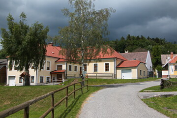 Fototapeta na wymiar Architecture in Landsee, Burgenland, Austria, Europe 