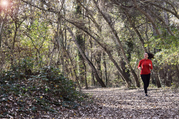 Obraz premium Girl running