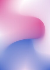 Blurry modern abstract with dynamic gradient mesh background with smooth color combination such as pink, purple, and blue. For poster design, wall decoration, cover book, wallpaper.