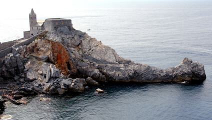 The Romanesque church of San Pietro is a Catholic religious building in Porto Venere under the...