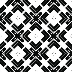  Black and white texture. Abstract seamless geometric pattern. 