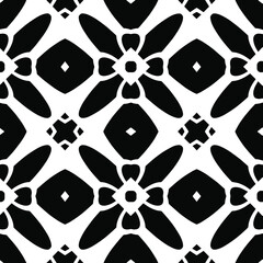  Black and white texture. Abstract seamless geometric pattern. 