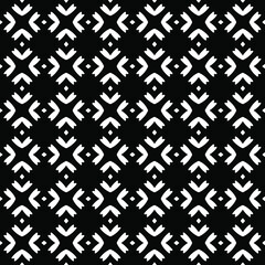  Black and white texture. Abstract seamless geometric pattern. 