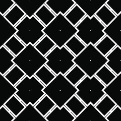  Black and white texture. Abstract seamless geometric pattern. 