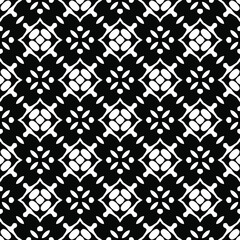  Black and white texture. Abstract seamless geometric pattern. 