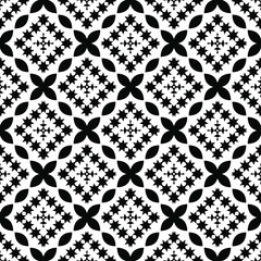  Black and white texture. Abstract seamless geometric pattern. 