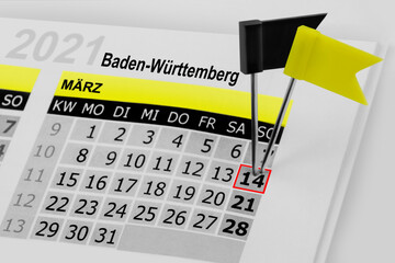 Landtagswahlen Baden-Württemberg  März 2021
