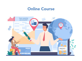 Offshore specialist online service or platform. Professional