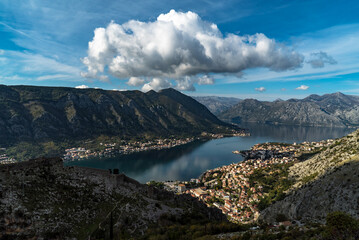 Bahía de Kotor en Montenegro