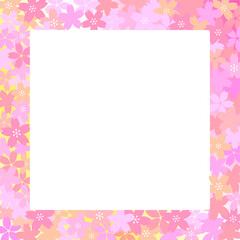 桜のフレーム素材